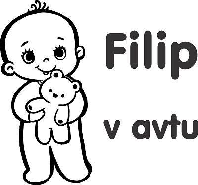nalepka otrok v avtu I love teddy