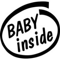 nalepka otrok v avtu - Baby Inside 