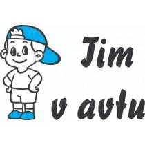 Nalepka za avto - junior simpatikus 