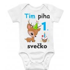 Otroški bodi za rojstni dan jelenček