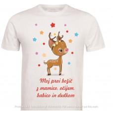 Otroška majica -moj prvi, drugi, tretji ...božič z mamico, očkom, setrico /bratcem /dedijem /babico /teto /stricem
