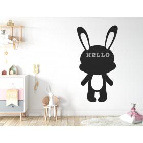 Piši briši nalepka za kredo - zajček