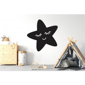 Piši briši nalepka za kredo - zvezdica