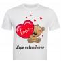 otroška majica za valentinovo