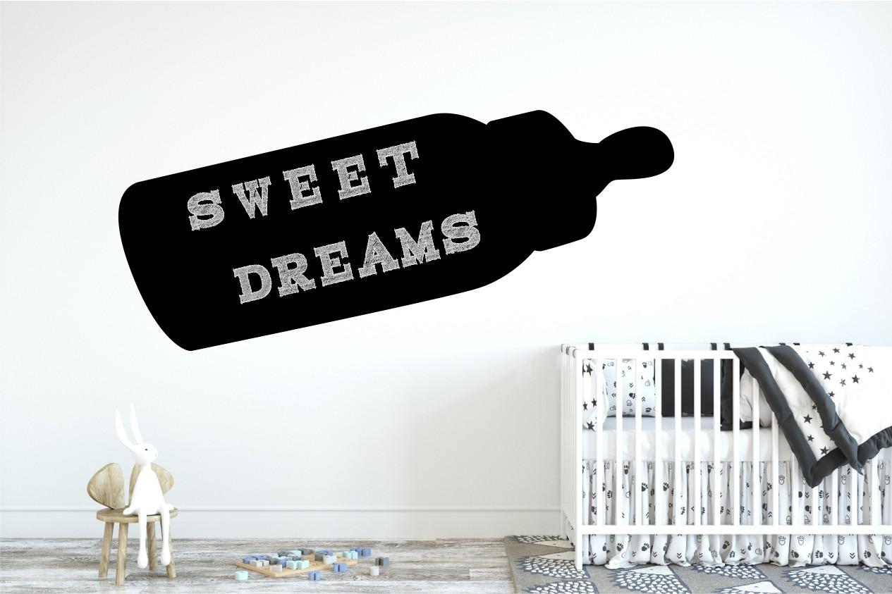 Chalkboard sticker -bottle