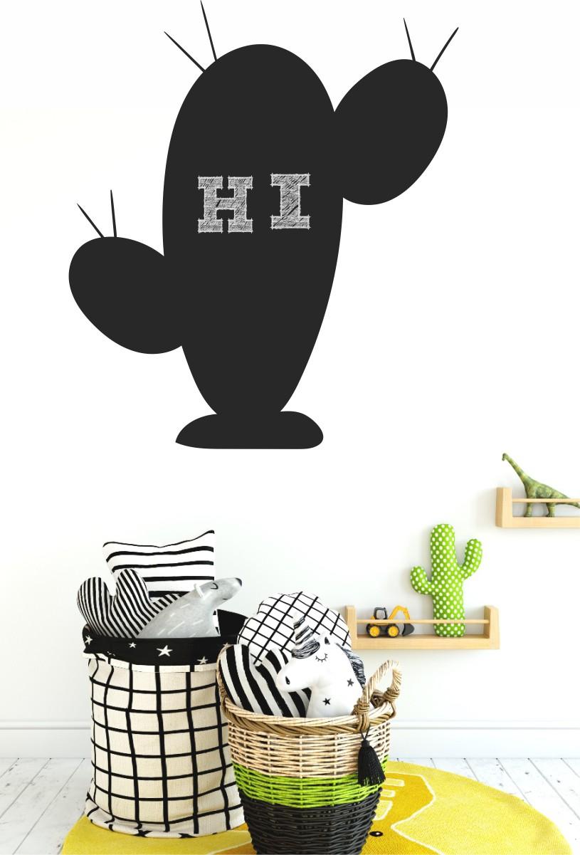 Chalkboard sticker - cactus