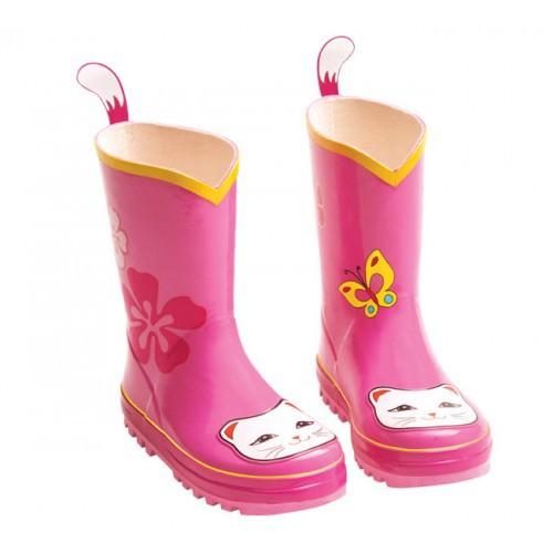 Kids Rain Boots - Lucky Cat