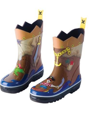 Kids Rain Boots Pirate
