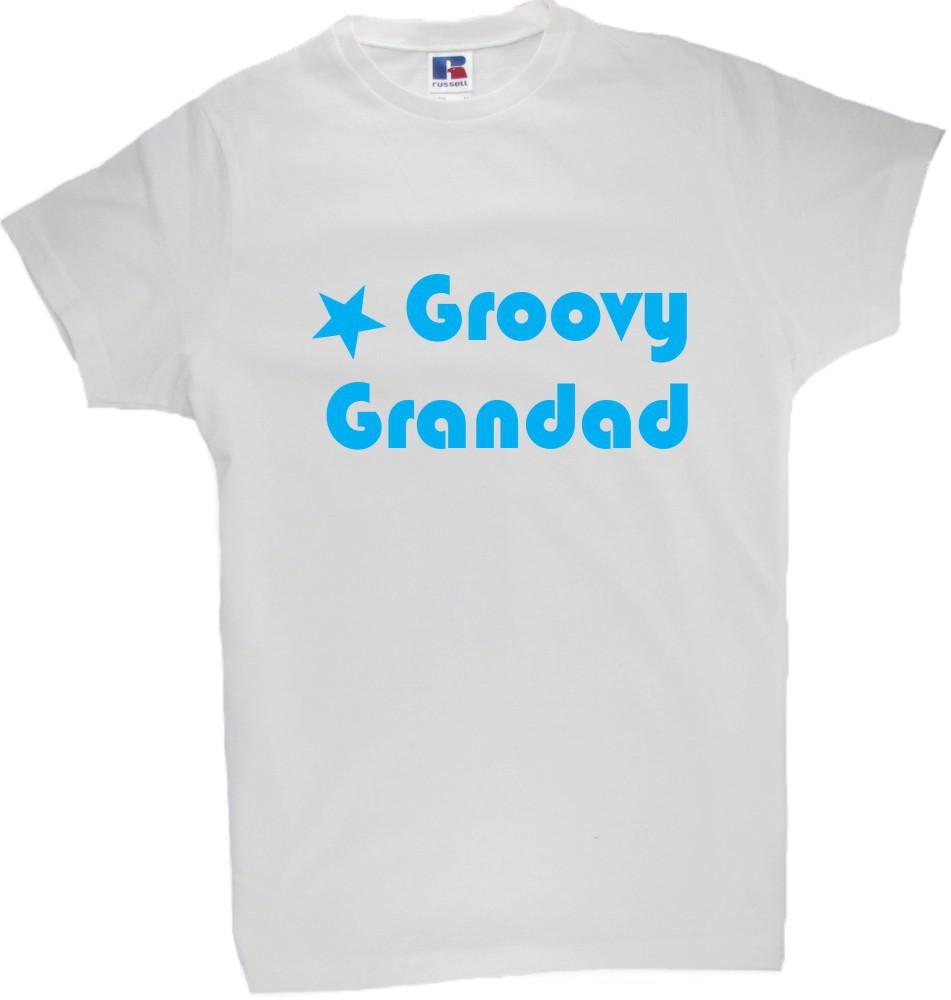 Majica z napisom za dedka - Groovy grandad