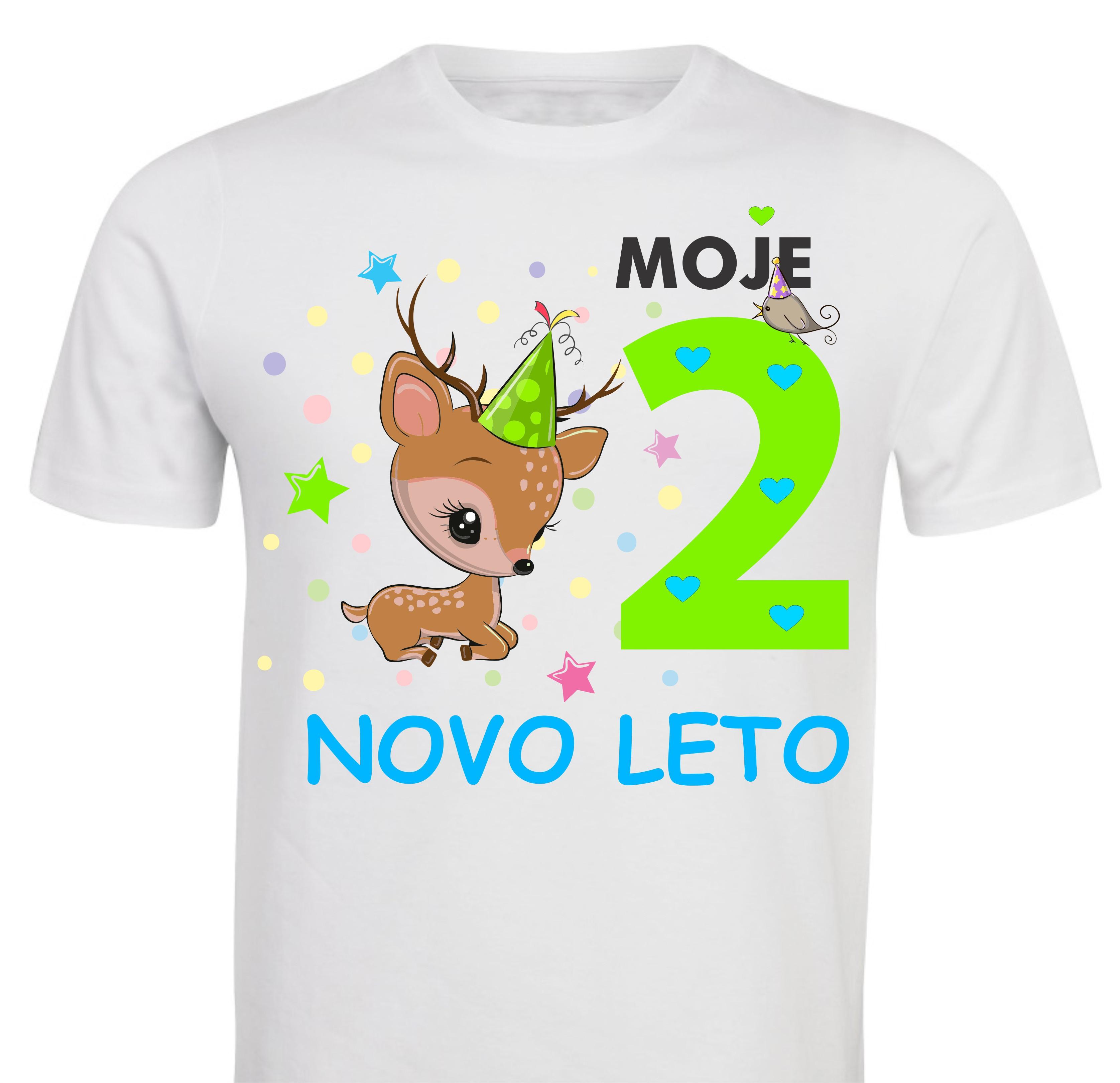 otroška majica novo leto