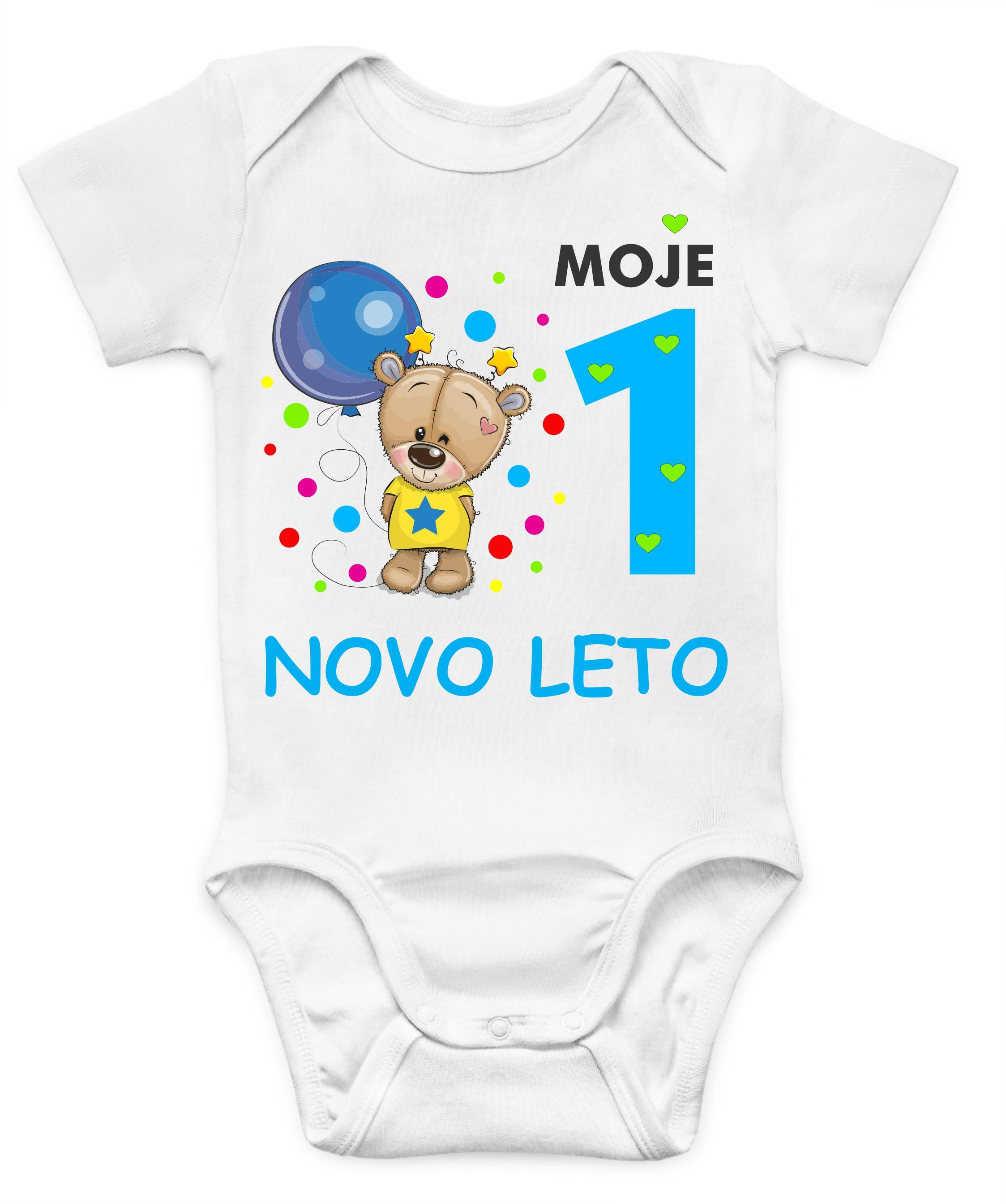 Otroški bodi - PRVO DRUGO NOVO LETO BALON
