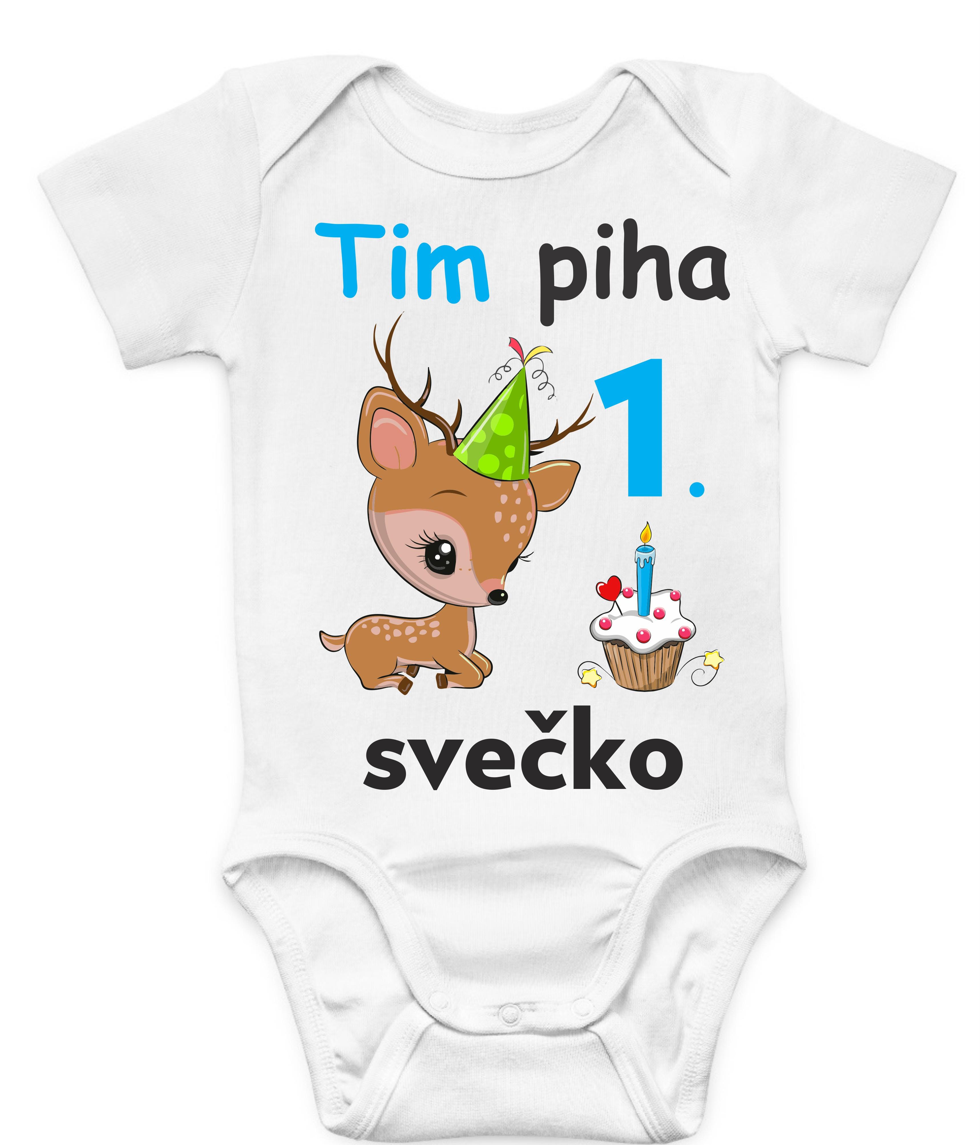 Otroški bodi za rojstni dan jelenček