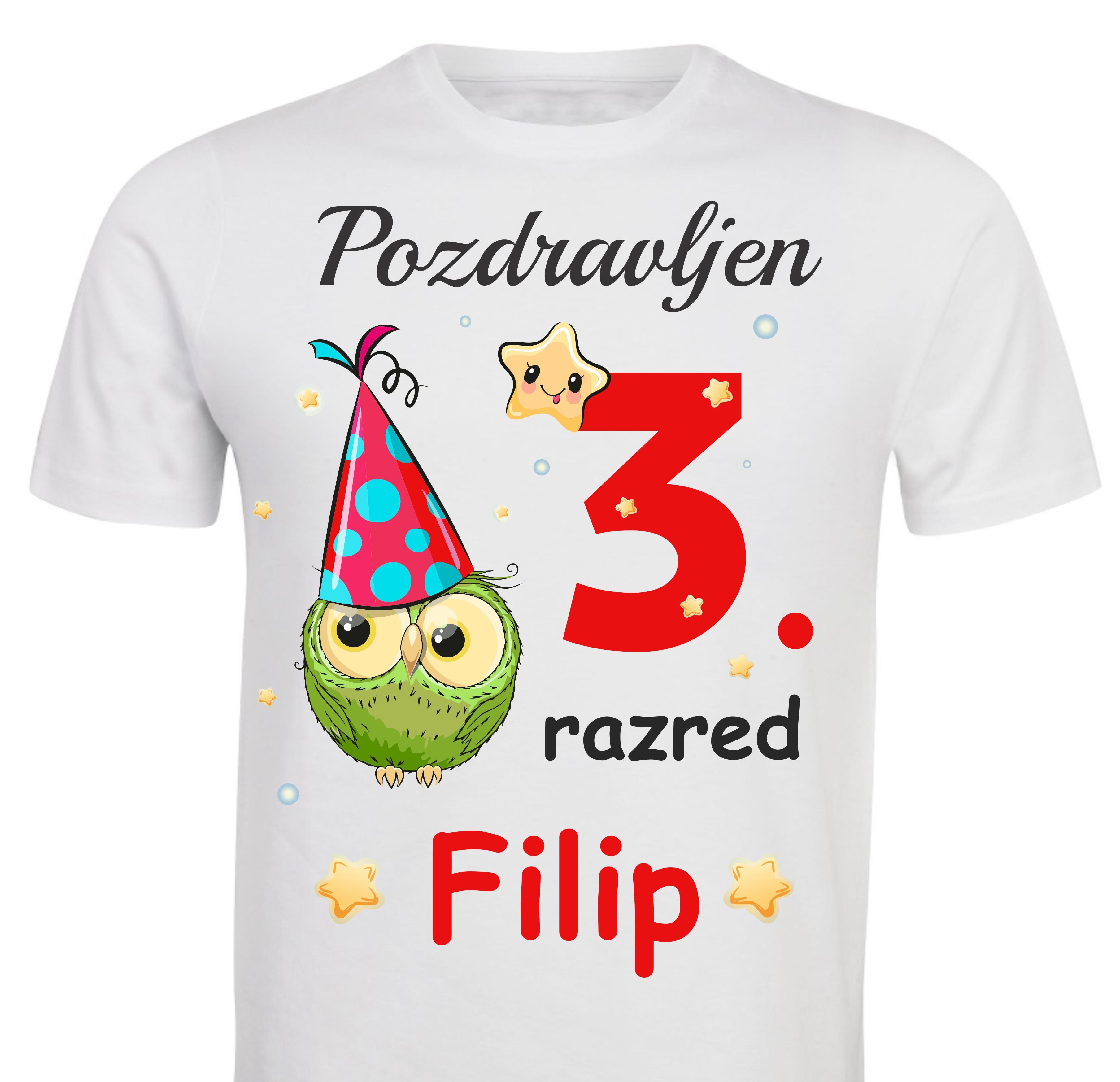 majica za prvošolčke