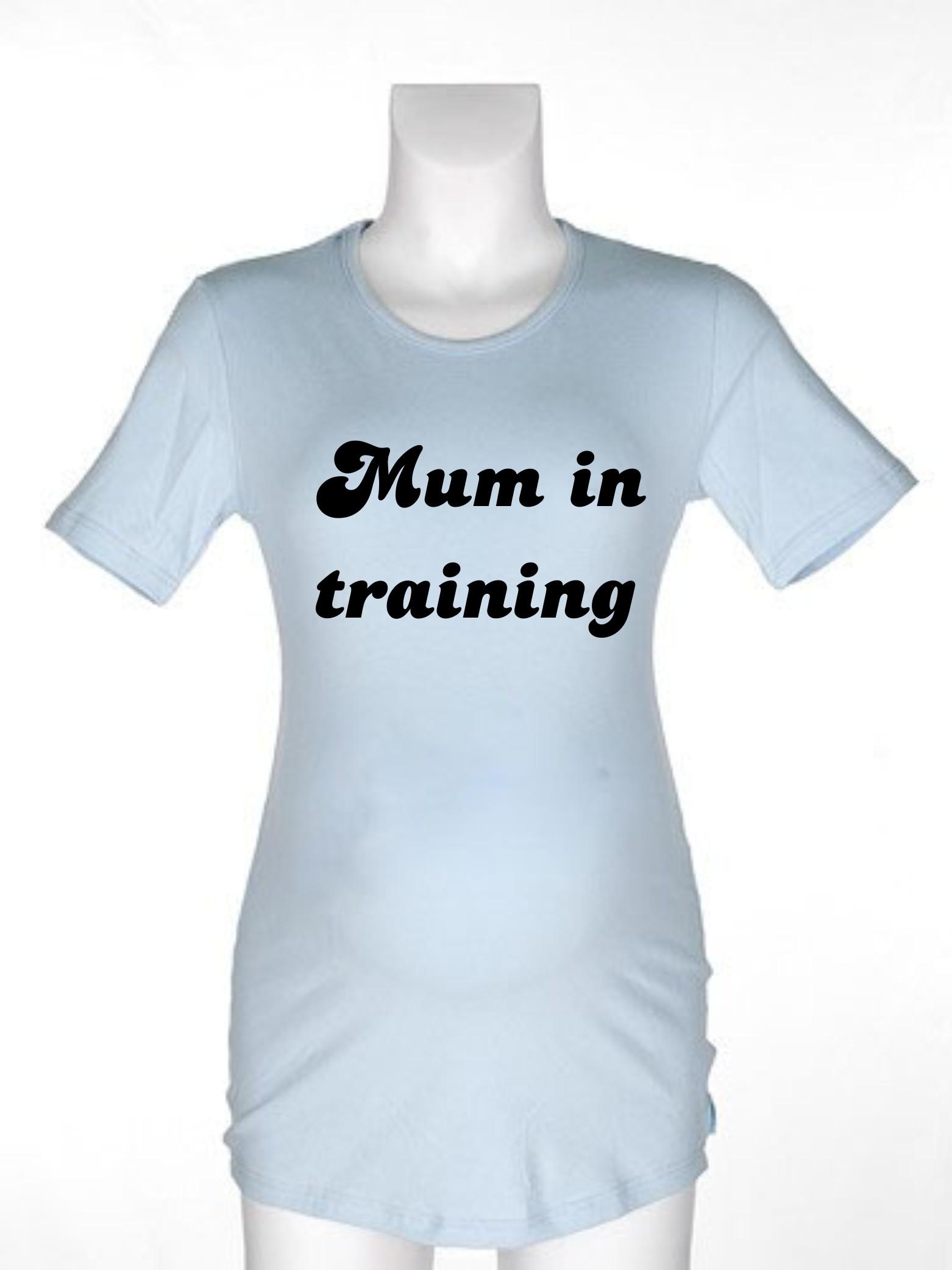 Majica za nosečnice z napisom - Mum in training