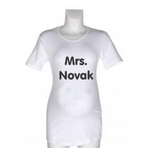 Personalizirana majica za nosečnice z napisom