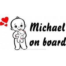 Baby on board I love teddy