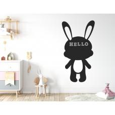 Chalkboard sticker - rabbit