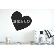 Chalkboard sticker - heart
