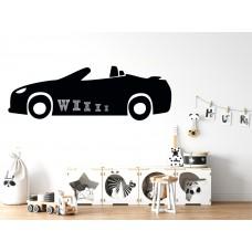 Chalkboard sticker - car