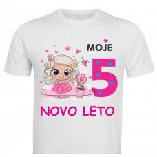 Otroška majica -   MOJE PRVO, DRUGO...NOVO LETO PRINCESKA