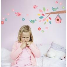 Vinilna nalepka – ptičja hišica