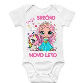 Otroški bodi novo leto princeska s samorogom