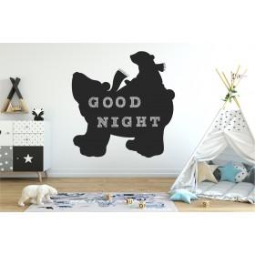 Chalkboard sticker - bear and mama bear