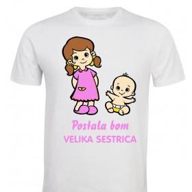 Otroška majica - postala bom velika sestrica 2