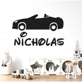 Wall sticker - car
