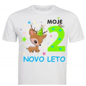 Otroška majica NOVO LETO JELENČEK