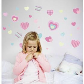 Wall decal - hearts