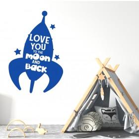 Wall sticker -  rocket