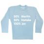 Motiv 1 - Dolga otroška majica - 50% mami 50% oči =jaz 