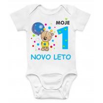 Otroški bodi - PRVO DRUGO NOVO LETO BALON