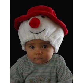 Otroška božična  kapa z 3D motivom Snežko Snežaka