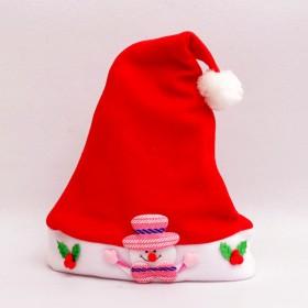 Božičkova otroška kapa snežko