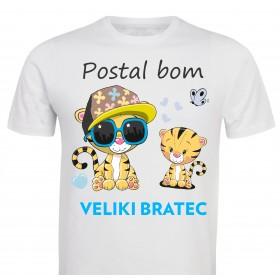 Otroška majica velika bratec tigrček