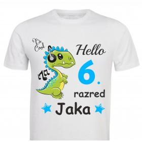Otroška majica 1., 2., ...9. razred - dinozaver