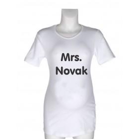 Personalizirana majica za nosečnice z napisom