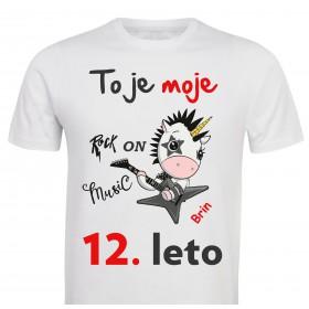 Otroška majica  - zebra