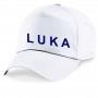 Bela otroška kapa s šiltom